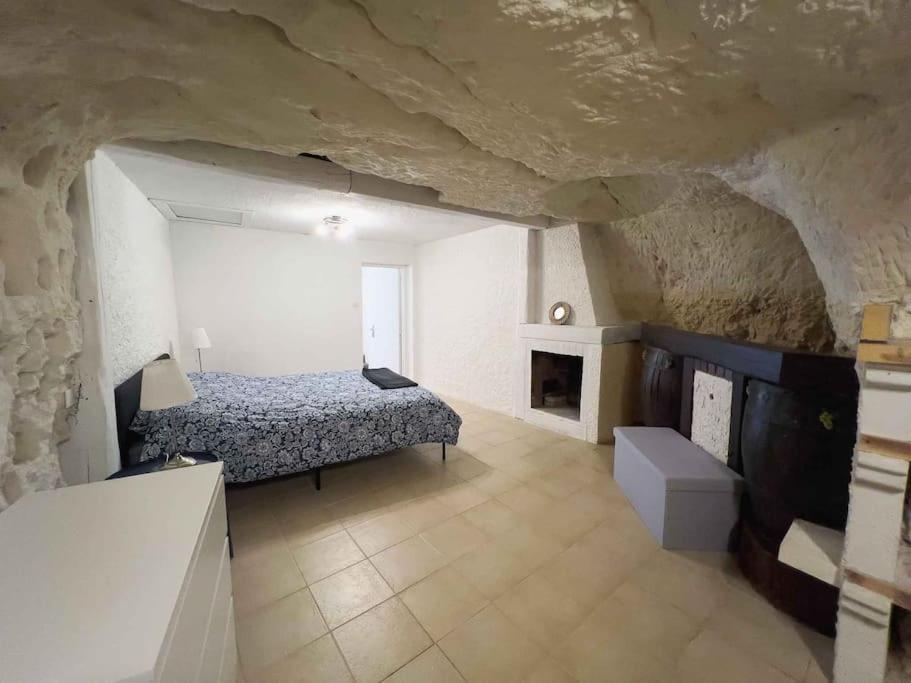 Maison Semi-Troglodyte Avec 4 Velos Rochecorbon Exterior photo